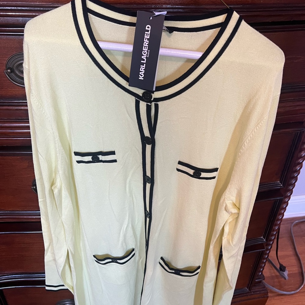 Karl Lagerfeld Duster Cardigan